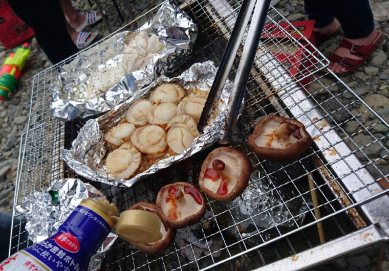 休日にバーベキュー!