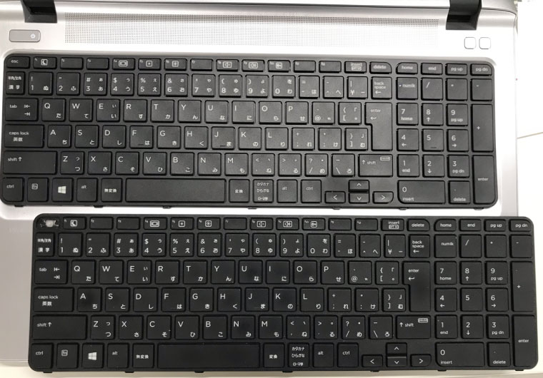 ノートパソコンのキーボード交換!