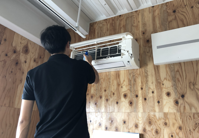 エアコン掃除！