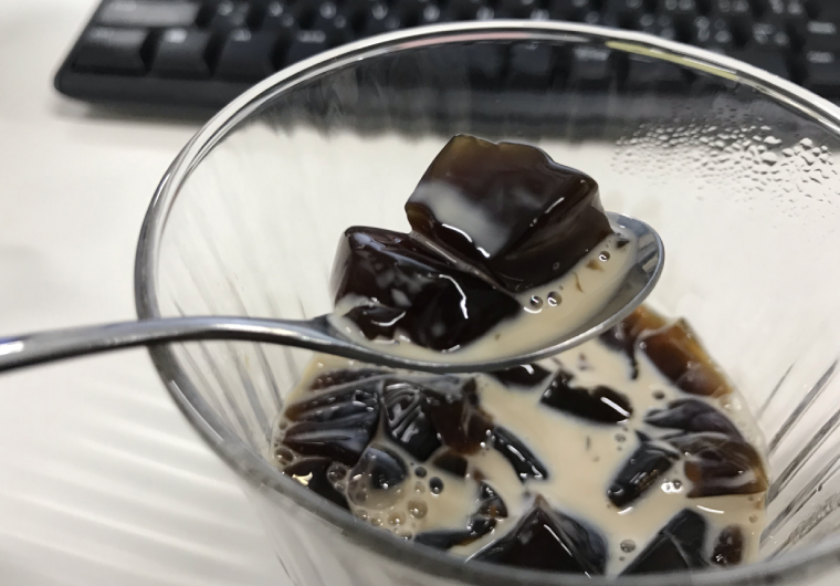 手作りコーヒーゼリー!