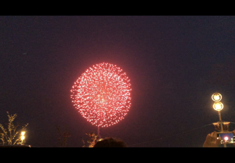 神戸の花火！