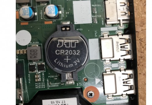 パソコン内蔵電池交換!