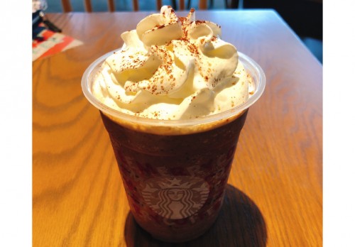 ダークモカチップフラペチーノ！