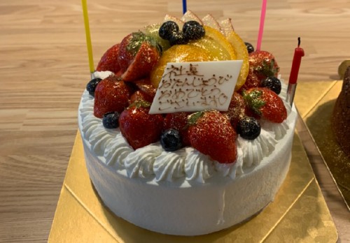 ハッピーバースデー社長！！