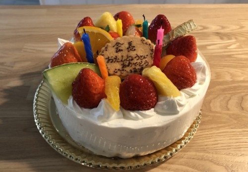 会長のお誕生日!