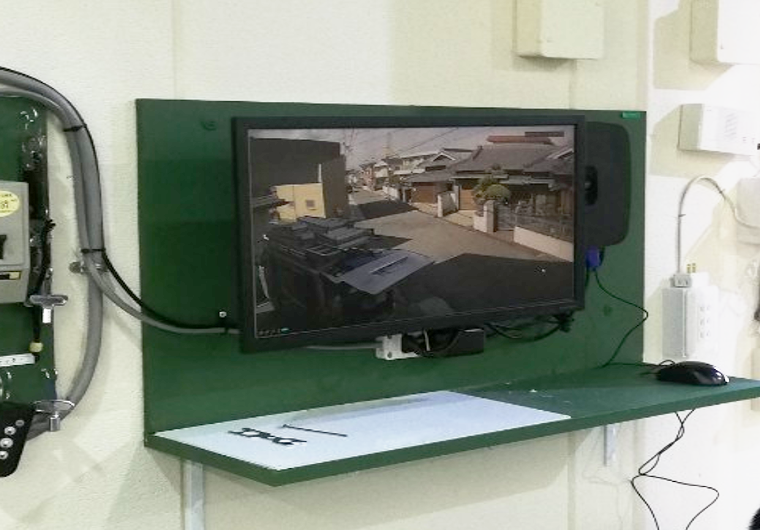 防犯カメラの設置!