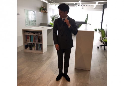 社長のこだわり新スーツ！