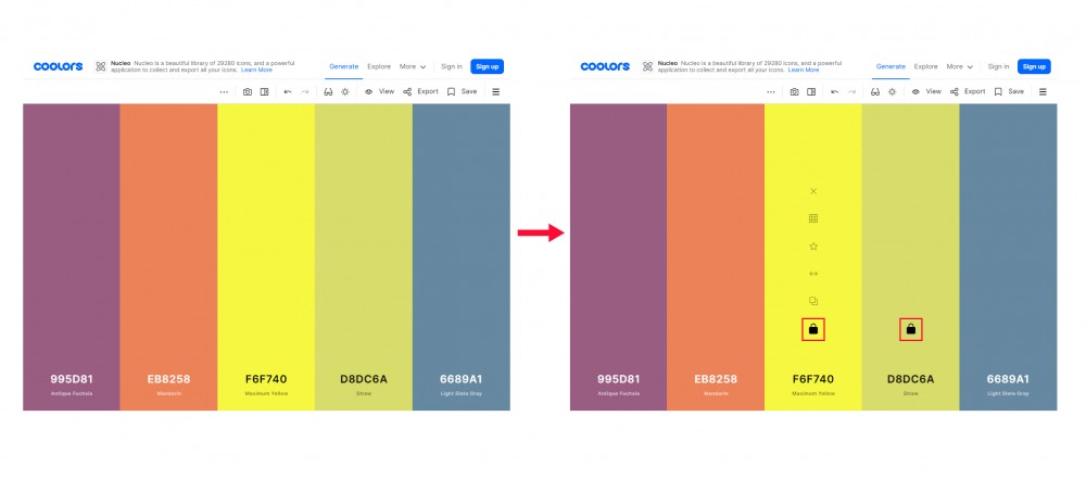 配色に悩んだときに！「Coolors」