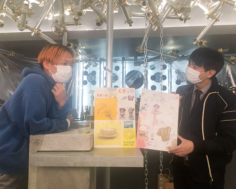 鴨川で屋外コラージュ大会