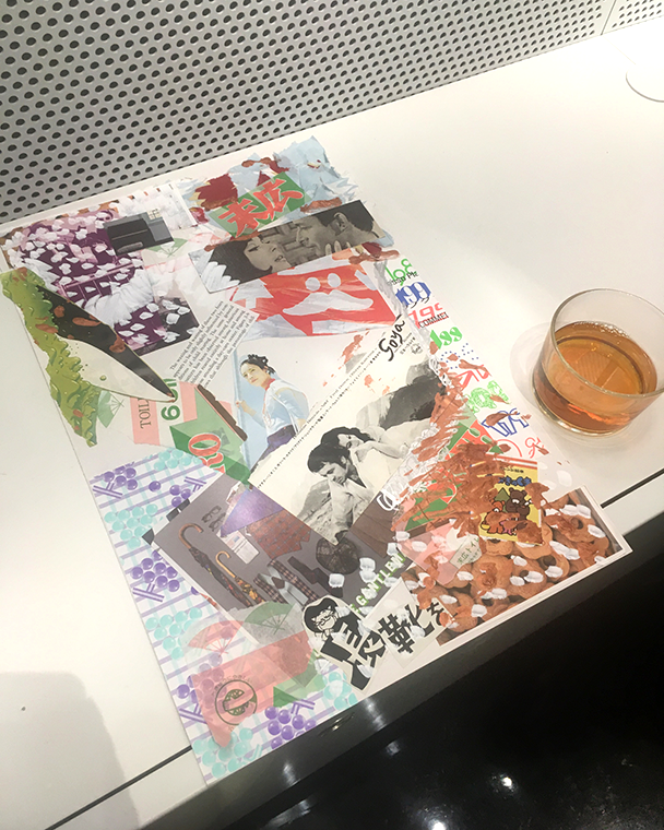 鴨川で屋外コラージュ大会