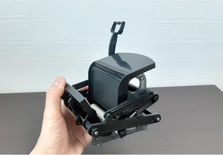 小さな 活版印刷機を 使ってみた。